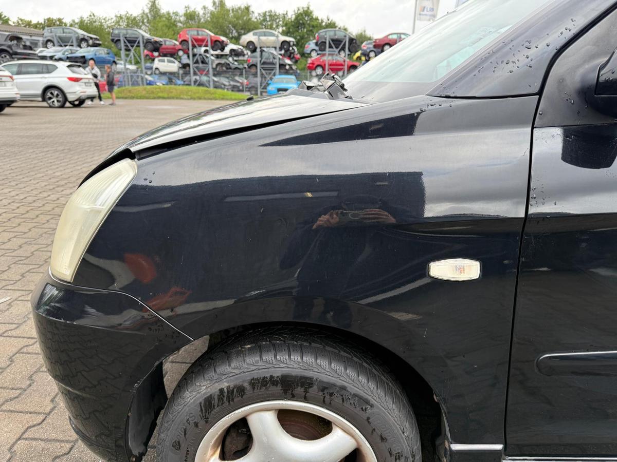 Kia Picanto BA original Kotflügel links Z1 Galaxy Black Vorfacelift BJ04